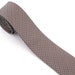 Mens Necktie Gray and Gold Skinny Silk Tie