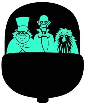 Download Haunted Mansion Ghosts in Doombuggy vinyl Decal NEW