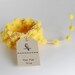 Yellow wired pom pom 5 yds