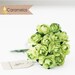 Wholesale 144 Green Millinery Vintage Styel Paper Roses Flowers