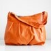 Baby Ruche Bag in Pumpkin Leather - LAST ONE - SALE - Ready to Ship