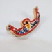 Vintage 40s Italy Glass Mosaic Gondola Brooch Jewelry