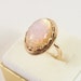Opal Glass Sarah Coventry Ring Vintage Jewelry Sz 4.5