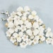 Art Signed Plastic Flower Rhinestone 60s Brooch Vintage Jewelry