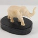 Vintage 40s Kita Shoji Tokyo Ivory Carved Elephant Figurine