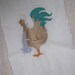 Flour Sack Towel with Cooking Chicken