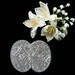 Antique Silver Buckle Cut and Engraved Decoration, Edwardian - Small