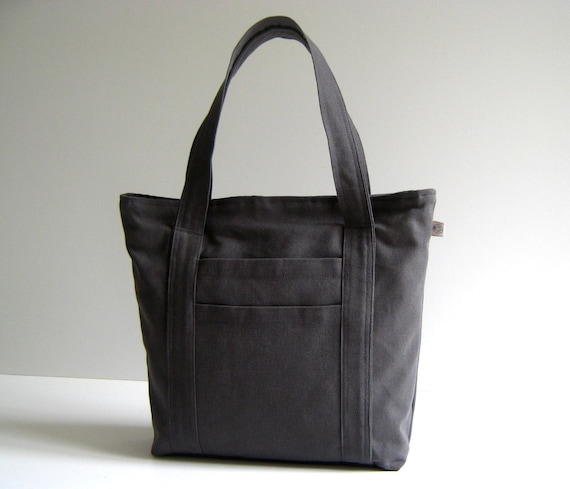 Items similar to Sturdy Tote Bag in Grey on Etsy