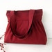 Burgundy Canvas --everyday purse-- --top ZIPPERED CLOSURE with double straps--