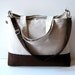 LAST ONE - Worthy Bag in Khaki with Chocolate Brown UNISEX gift idea for him or her / tote / spring summer / woodland / nature / laptop Bag