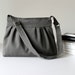 Last ONE Bags Purses, Handbag, Grey Bag, Everyday bag, Daily Bag, Practic Bag, Pleated Bag in Olive Grey, Small, medium, ZIPPERED CLOSURE