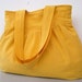 Pleated Bag in Yellow --everyday purse, with double straps--
