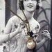 Cotton Ball Pearl Necklace - Vintage Inspired Jewelry - High Quality Brass Chain - 1920s (SD0167)