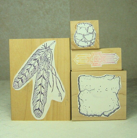 4 Southwest Rubber StampsUsed