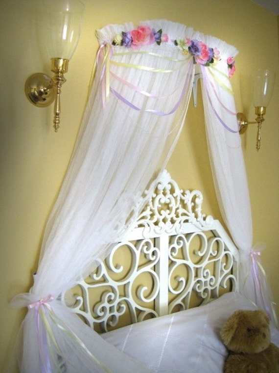 CUSTOM Boutique BED Canopy PRINCESS Laurie Girls Bedding SALE