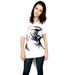 SALE - Slouchy oversize Eagle print white Tunic