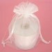 10 - 6 x 9 White Organza Bags - Great for wedding favors, sachets, jewelry, etc.