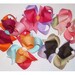 Custom Value Package of 5 Petite Triple Loop Grosgrain Hair Bows - Select From Over 100 Available Colors