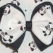 CLEARANCE SALE Holiday Panda Gymboree Fabric Hair Bow 50% OFF