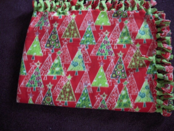 christmas tree nosew fleece blanket christmas tree nosew fleece blanket