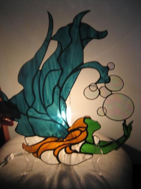 Items Similar To Mermaid - Eclectic - Beautiful Stained Glass On Etsy