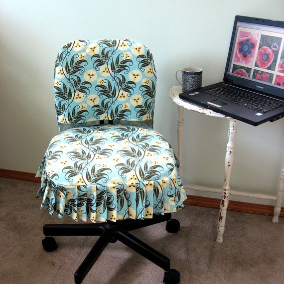 Custom Office Chair Slip Cover Made to Measure by StudioCherie