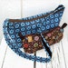 Shoulder Bag and Pouch Set Circles Sample Sale Ready to Ship