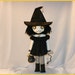 OOAK Hand Stitched Witch Doll Creepy Gothic Halloween Folk Art By Jodi Cain