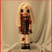 OOAK Hand Stitched Zombie Horror Doll Creepy Gothic Gore Folk Art By Jodi Cain
