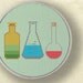 My science experiment. Set of three glass measurements Cross Stitch Pattern