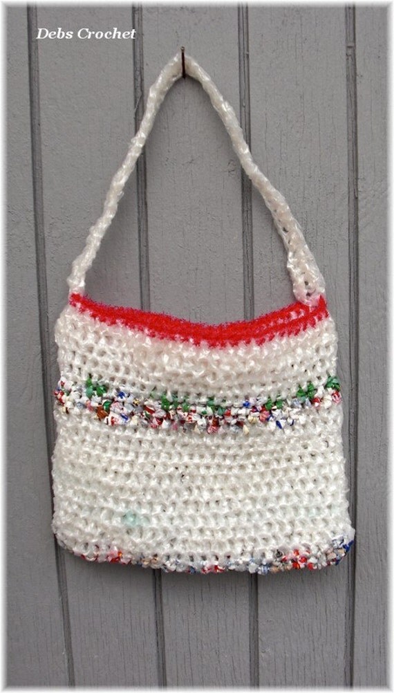 Upcycled Bag made with Plastic Bags