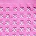 Vintage Embroidered Pink Topper Tablecloth Needlecraft