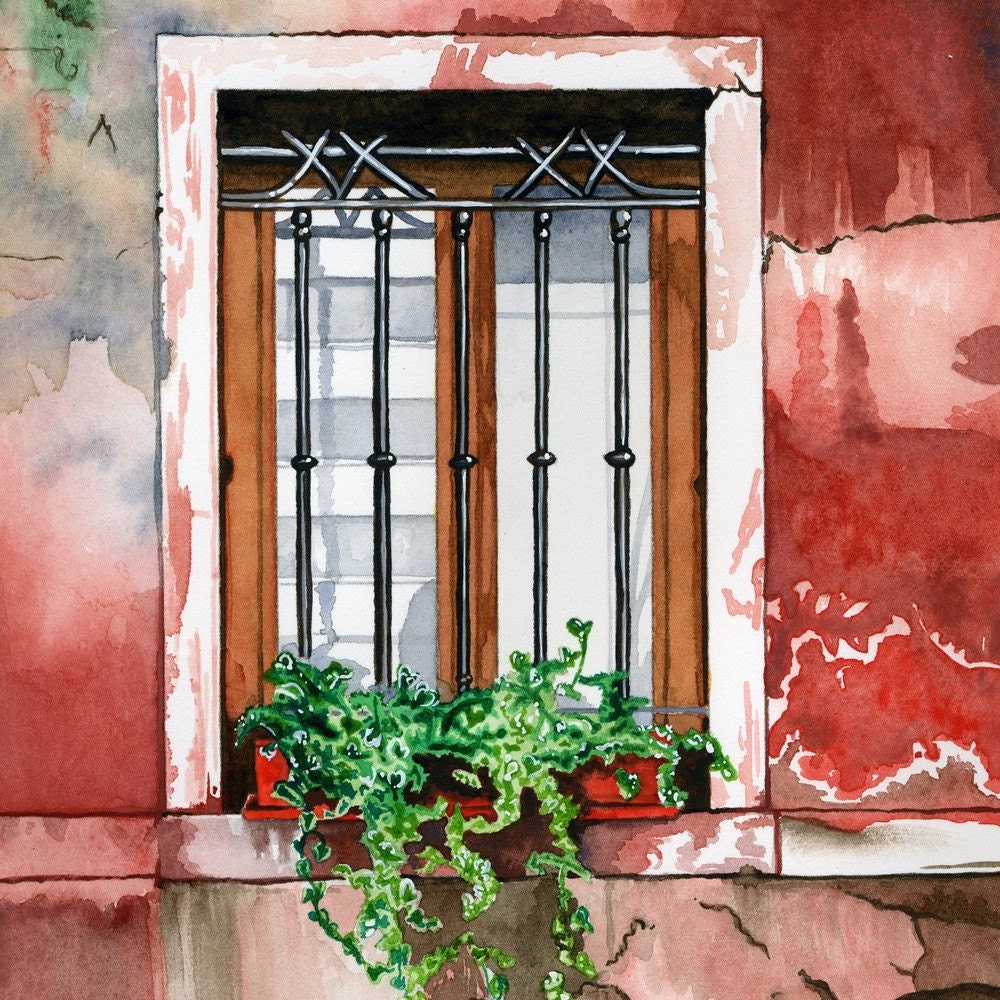 Venice Window Print by cheryloz on Etsy