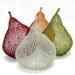 Exquisite Provencal Pears - A metal wire sculpture