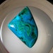 Gem Silica and Chrysocolla Cabochon Inspiration Mine Arizona Peacock Blues and Greens