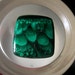 Awesomely Patterned Chatoyant Congo Plume Malachite Cabochon