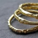 RESERVED for William: Skinny Stackable Twig Ring in 14k Yellow Gold