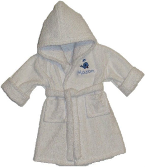 personalised childrens bathrobes