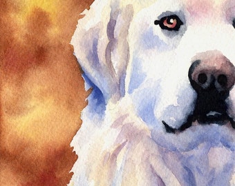 GREAT PYRENEES Art Print Signed by Artist DJ Rogers
