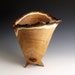 Natural Bark Edge Butternut Wood Turned Bowl