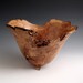 Natural Edge Cherry Burl Wood Turned Bowl