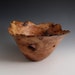 Natural Edge Cherry Burl Wood Turned Bowl