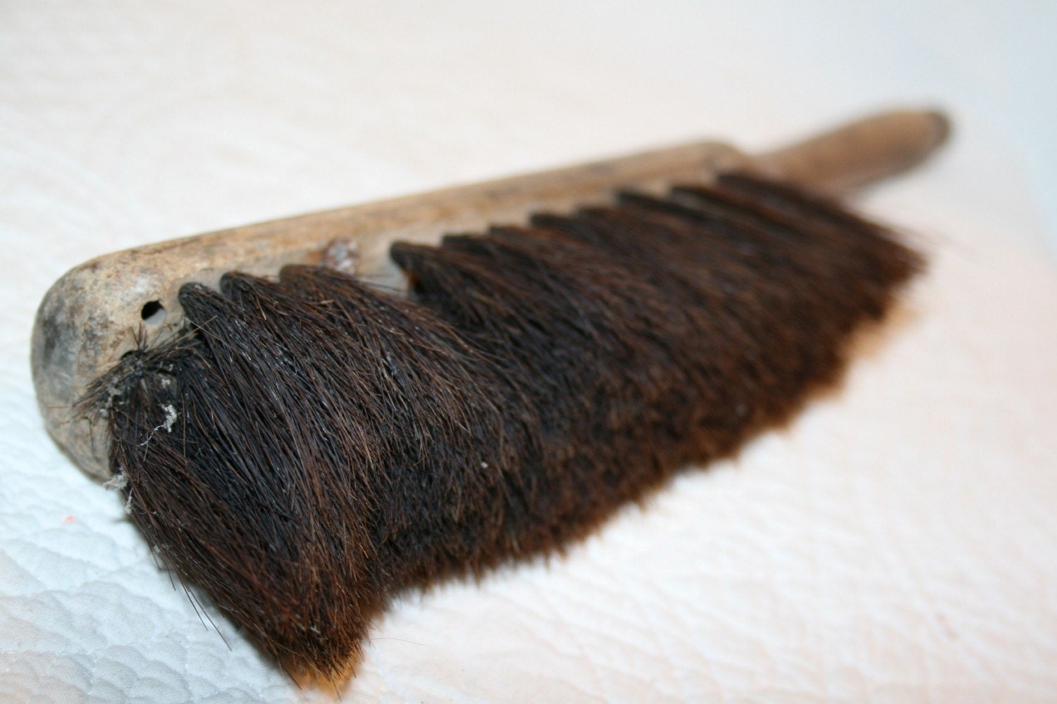 Primitive Antique Horse Hair Brush