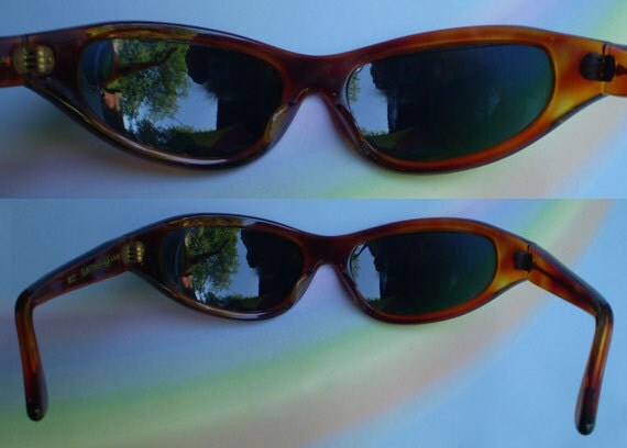 Vintage 60s Mod Wraparound Sunglasses 