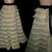 Vintage 50s Dora Degiarde Ruffled Skirt S