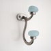 Wall Hooks Coat Towel Robe Eco Recycled Glass Stone