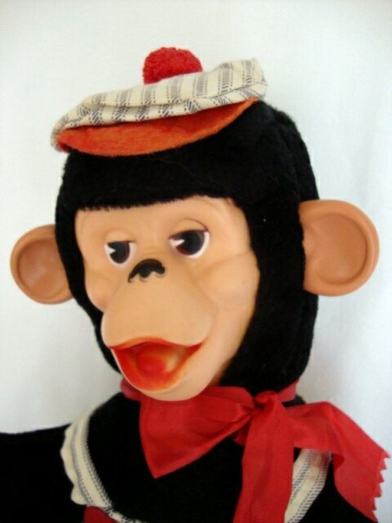 vintage chimpanzee doll