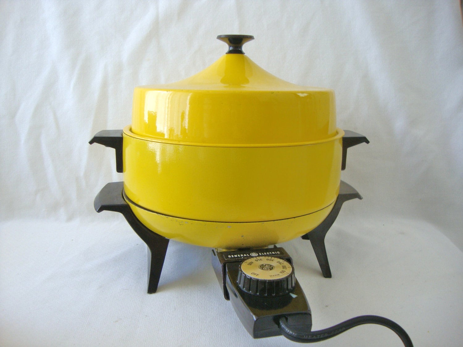 Vintage GE electric skillet fondue chafing set mod by Sassydoggs