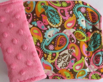 Bright Paisley Reversible Car Seat Strap Covers