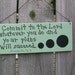 DOLLAR DAYS CLOSEOUT Commit to the Lord...Proverbs 6-13, Christian/Inspirational Sign